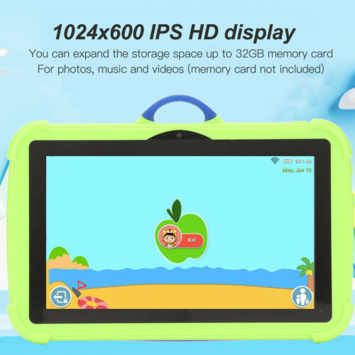 7in Kids Tablet HD Eye Screen 1GB RAM 8GB ROM Camera Tab New - Picture 16 of 23