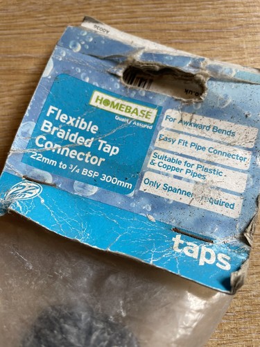 22MM PUSH FIT X 3/4" BSP FLEXIBLE GRIFO CONECTOR LONGITUD - FÁCIL AJUSTE - Imagen 6 de 6