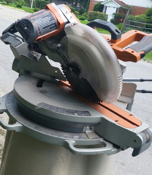 RIDGID 12 In. Sliding Compound Miter Saw MS1290LZA eBay