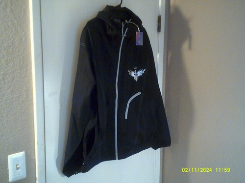 NUEVA PUMA "Melo Ball X Toxic Dime Jacket 2.0" HOMBRE SUDADERA CON CAPUCHA NEGRA MED 622811-01 - Imagen 9 de 11