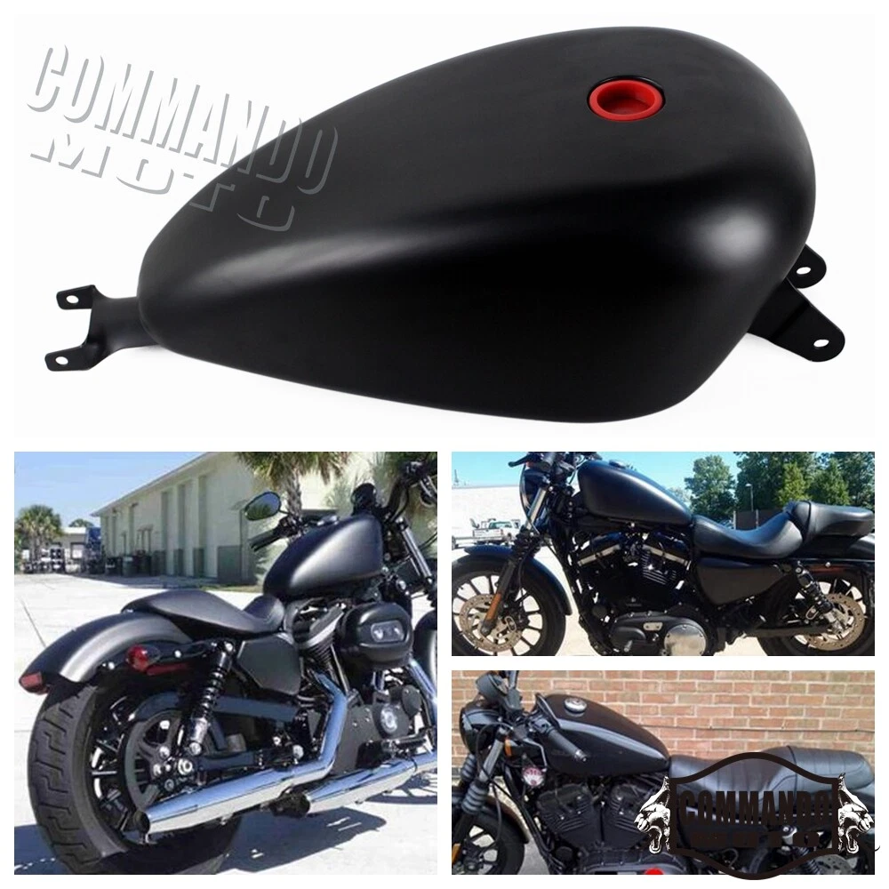 Motorcycle 3.3 Gallon Fuel Gas Tank For Harley Sportster 1200 883 48 2007-2021