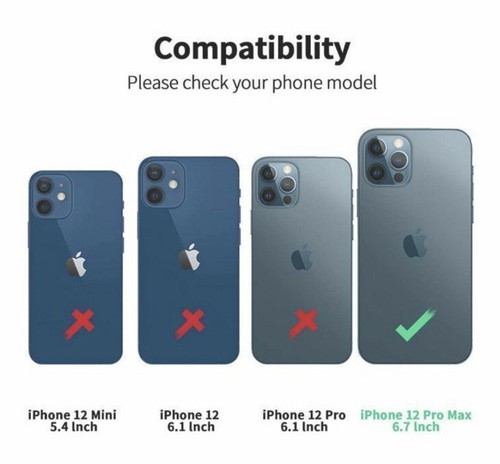 iPhone 12 Pro max Case Protective Hard shell Anti Scratch Red - Bild 2 von 4