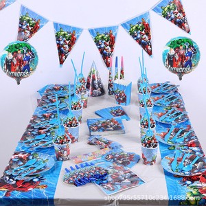Marvel Avengers Superheroes Kids Birthday Party Supplies Tableware