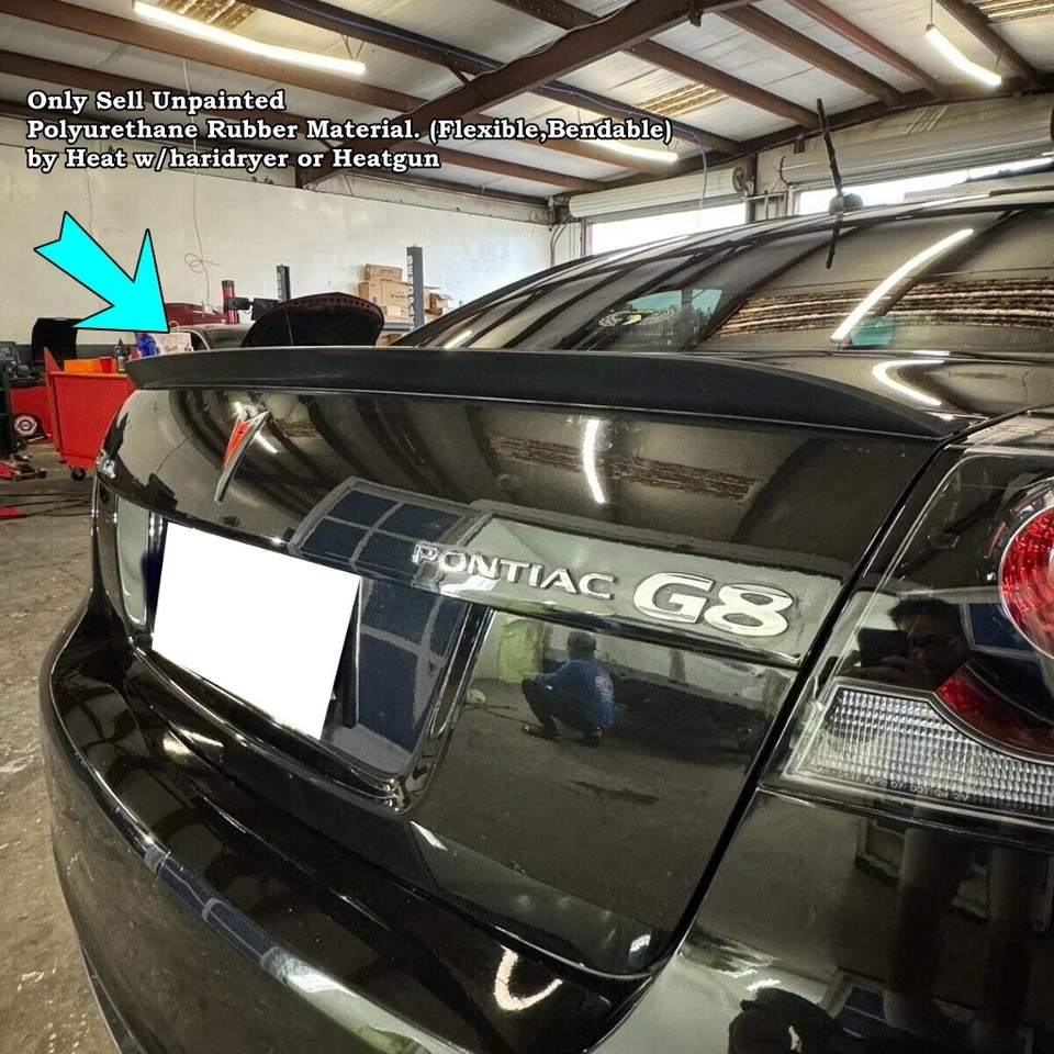 Stock 284F Type Rear Trunk Spoiler Sport Wing Fits 2008~2009 Pontiac G8 Sedan - Image 2 of 4