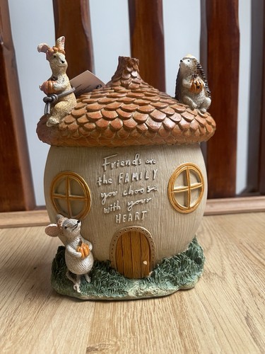 Next Woodland Animal House Ornament Sentiment Acorn Resin sculpture Figurine - Picture 6 of 13