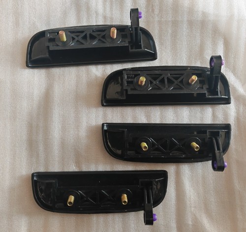 Set 4 Left Right Exterior Outside Door handle Black for Suzuki Alto - Picture 2 of 3