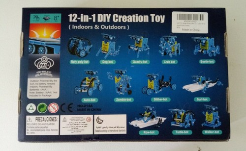 Solar Robot Build And Learn Toy 12 in 1 STEM Educational Toys - Bild 3 von 3