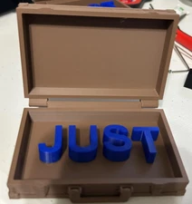 Gag Gift...BUSINESS NOVELTY.....CUTE!! FUNNY Just in Case Brown Case