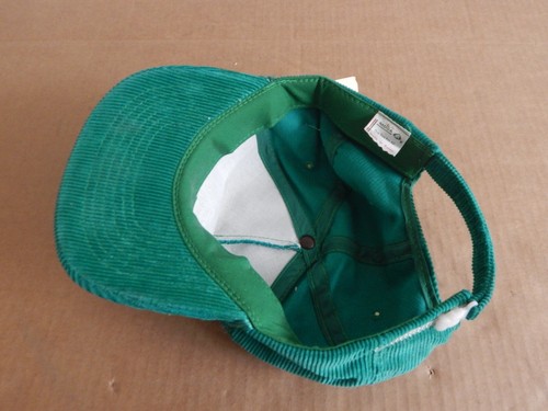 NOS NWT Vintage Michigan State Spartans Corduroy Green Hat 1984 Ice Moja RARE - Picture 6 of 8