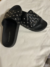 Madden Girl Black Woman's Slides - 9