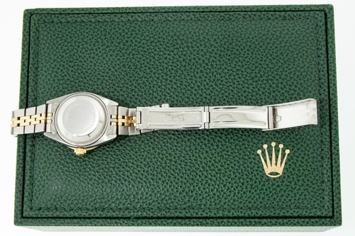 Rolex Lady DateJust Pink MOP Diamond Watch Steel - 18k Gold Diamond Bezel Watch - Picture 9 of 9