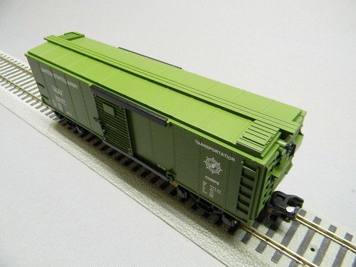 LIONEL AMERICAN FLYER US ARMY FREIGHT CAR 4 PACK S GAUGE railroad 2119300 NEW - Picture 9 of 12