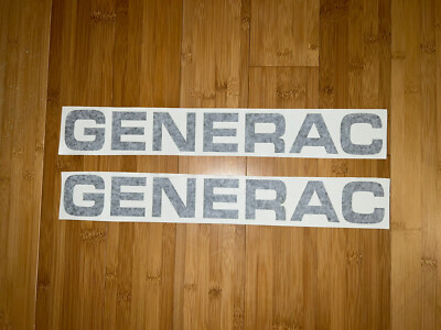#ad Generac Sticker 18” Decals Set Of 2 Generator Gasoline Pump Pressure Washer $14.99