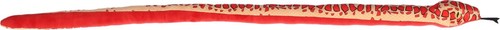 Aurora - Snake - Kusheez - 51.5" Orange Playful Stuffed Animal - Picture 4 of 5