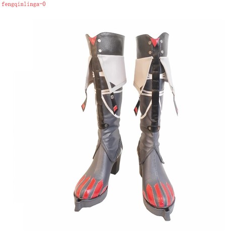 Anime Game Zenless Zone Zero Jane Doe Cosplay Props Shoes Long Boots Custom-Made - Picture 6 of 11