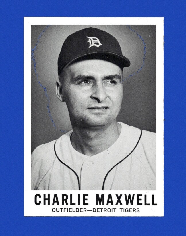 1960 Leaf Set-Break # 48 Charlie Maxwell NR-MINT *GMCARDS*