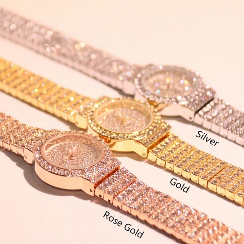 BS Damenuhr berühmte Luxusmarken Diamant Damen Armbanduhren weiblich klein - Bild 17 von 32