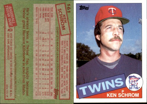 1985 Topps Baseball Cards Complete Your Set U-Pick #'s 1-200 NM/MINT - Picture 162 of 200