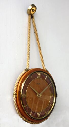Vintage 23cm Kienzle Wanduhr - German Retro Mid Century Seiluhr Geschenk - Bild 4 von 5