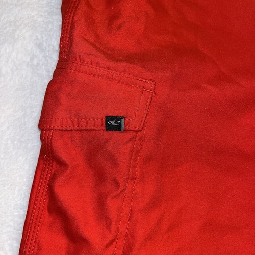O'Neill Board Shorts Men’s Sz 38 Surf Beach Swim Trunks Red Bathing Suit Shorts - Picture 3 of 10