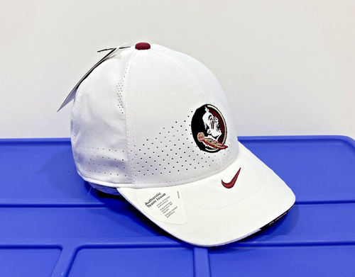 Florida State University Seminoles Nike Hat White Legacy 91 Aerobill DC4533-100 - Picture 7 of 11