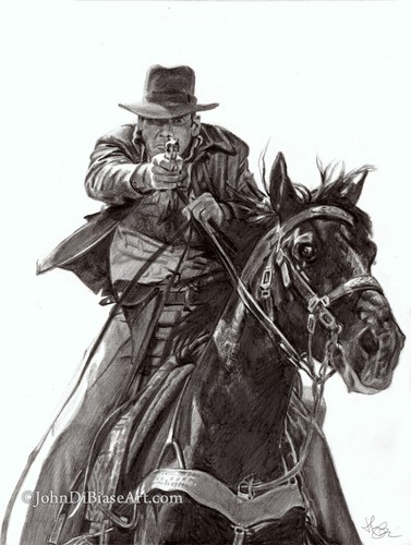 Harrison Ford as Indiana Jones Original Graphite Pencil 9” x 12” Artwork - Picture 2 of 2