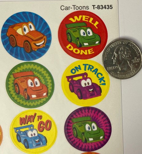 CAR-TOONS Scratch & Sniff Aufkleber•Root Beer(15 Stück)Trend•Rennwagen•On Track• - Bild 4 von 7