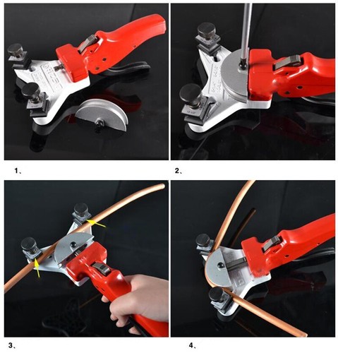 WK-666 Bender Copper Pipe Bending Tool All Aluminum Wheel Refrigeration - Picture 4 of 6