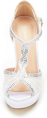 DREAM PAIRS Damen Stilettos High Heel Sandalen Peeptoe Sexy Party Sandalen - Bild 17 von 45