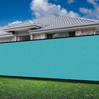 14ft Privacy Fence Screen Windscreen with Grommets Garden Deck Outdoor Turquoise