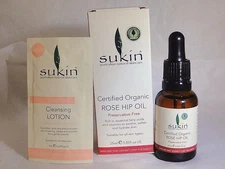 NEW! Sukin ROSEHIP OIL Certified Organic Cold Pressed 25ml 0.85oz Antioxidant