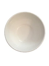 Sweese Porcelain Fluted Bowl WITH CHIP on Underside 6” White