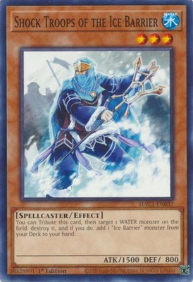 Shock Troops of the Ice Barrier - HAC1-EN037 - Common - 1st Edition - Lightly Pl
