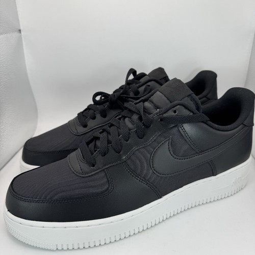 Fall Sale! Nike Air Force 1 '07 SE Low Black NylonSize 12 FB2048 001 - Picture 1 of 7
