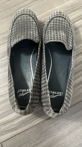 Dansko Debra graue Wildleder-Halbschuhe mit Hahnentrittmuster Größe Damen EU 39 – US-Größe 8,5/9 - Bild 9 von 24