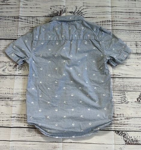 Cactus Boys Button Down Shirt Palm Trees Size 7 - Picture 3 of 3