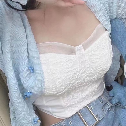 Daisy Lace For Women's Vest Effortless Style for Spring and Summer Wear - Picture 13 of 36