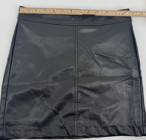 NWT BLANKNYC Girls' Deja Boo Faux-Leather Mini Skirt Black Big Kid Sz 14 Chic - Picture 9 of 12