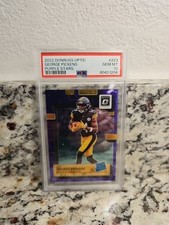2022 Panini Donruss Optic Rookie George Pickens Purple Stars /15 PSA 10 POP 1