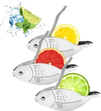 3Pcs Fish Lemon Juicer, Manual Lemon Squeezer, Portable Lime Juicer, Fish Shape