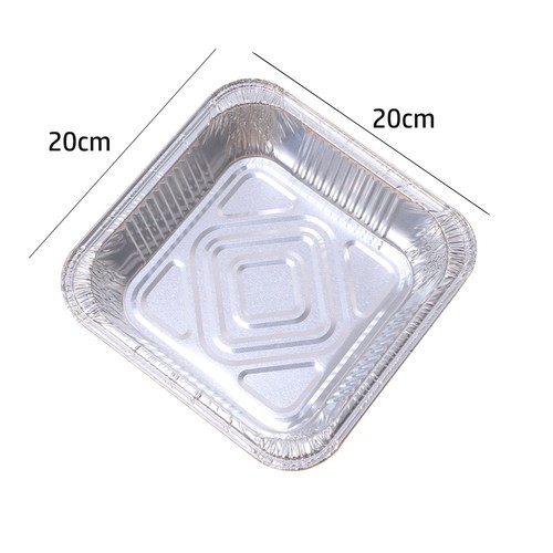 10/20/30pcs Oil-proof Air Fryer Aluminum Foil Tray For Baking Roasting - Picture 15 of 15