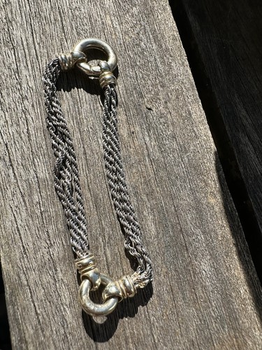 Pulsera Plata de Ley Noruega Vintage Estate 2447 - Imagen 4 de 10