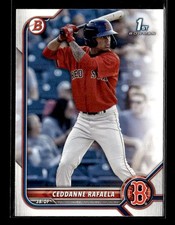 2022 Bowman #BP-61 Ceddanne Rafaela Prospects Boston Red Sox