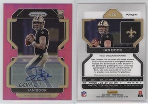 2021 Panini Prizm Rookie Pink Prizm Auto Ian Book #357 Rookie Auto RC