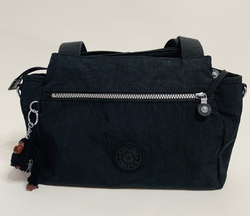 KIPLING Black Crinkle Nylon Fanny Pack Crossbody Waist Belt Bag Large - Picture 4 of 15