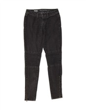 MOSSIMO Womens Mid Rise Legging Jeans US 00 2XS W28 L29 Black Cotton DW50