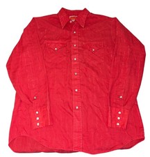 VTG 70s Ely Plains Pearl Snap Western Shirt USA Made Men's XL Cowboy Farmer