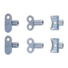  6 Pcs Radlator Valves Heating Radiator Accessories Keys for Bleeding