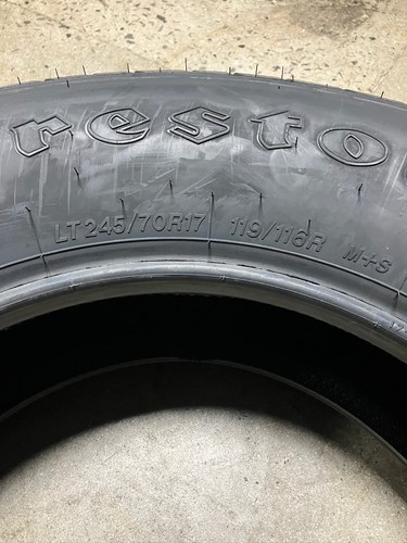 4 New LT 245 70 17 LRE 10 Firestone Winterforce LT Snow Tires - Picture 4 of 5