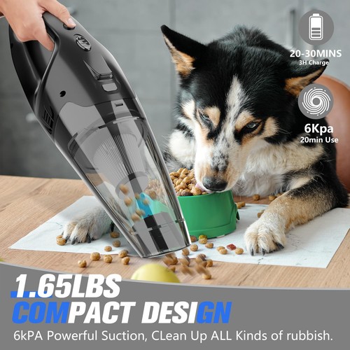 Handheld Vacuum Cordless Rechargeable 3-in-1, Dust Busters Cordless Rechargea... - Picture 4 of 7